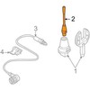 BMW Antenos radiatorius, vienos juostos Originalus 84538376331 3' E36