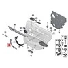 BMW apdailos durų traukė dešinėje juodoje 51417417514 originali