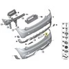 BMW baigimo galinis rūko žibintas 51127320815