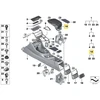 Bmw Centro Padėklas F45 F46 F48 F39 51169317568 Originalus 51169317568