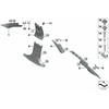 BMW Clip Su Švelniu 3 F34 GT 5 F10 7 F01 Originalus 07147145753