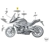 Bmw Dekor Verkleidungsseitenteil K49 S 1000 Xr 2014 2019 Originalus 51148388997