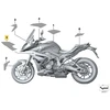 Bmw Dekor Verkleidungsseitenteil K49 S 1000 Xr 2014 2019 Originalus 51148561447