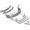 BMW Dešinė Galinė Moulding 7 F01 F02 F04 2007 2015 Originalus 51128099326