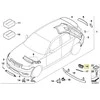 BMW Dešinės Pusės Grilė E81 E87 2006 2011 Originalus 51137128614