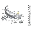 BMW Dešinės Rankenos Svoris 6 F06 F12 F13 51117362706 Originalus