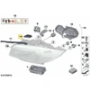 BMW Dešinės Švieslentės Dangtelis E82 E88 2006 2013 Originalus 63117046374