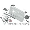 BMW Dešinioji Įdubusi Rankena 5 F10 F11 51417225880