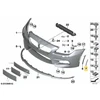 BMW Dešinysis Priekinis Bumperio Atspindėtuvėlė F06 F12 F13 63147843566 Originalus 63147843566