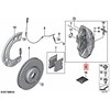 BMW Dešinysis Suportų Korpusas F40 F44 X1 X2 Originalus 34106888630