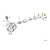BMW Dichtring 6 E24 7 E32 E38 8 E31 K42 K46 K47 K48 K49 K61 K18 K19 K08 K09 Originalus 07119963044