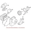 BMW Slėgio Jutiklis E46 E39 E53 Originalus 34511165467