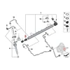 BMW DYZELINIŲ VARIKLIŲ KURO SLĖGIO JUTIKLIS 13538577623 ORIGINALUS