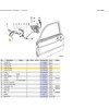 BMW E10 E12 E24 priekinės keleivio pusės plastikinis įdėklas 51211803752 originalus