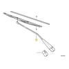 Bmw Kairysis Valytuvo Svirtis 5 E12 61611360321