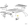 BMW E12 E21 E23 priekinės panelės B=1350MM originalus 51951817302