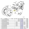 BMW E21 323i Sedanas Tarpiklių rinkinys 34211152932 Originalus