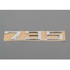 BMW E23 E32 emblema, priklijuota prie galinės dalies, originali 51141920782