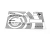 BMW E28 E30 E31 E32 uždegimo žvakių serviso lipdukas GENUINALUS 01399791390