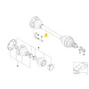 Bmw E30 3 Abtriebswelle ABS Originalus 33211226901