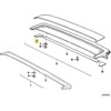 BMW E30 3 Folie Rechts 1981 1993 Originalus 51711922246