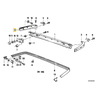 BMW E30 3 Stossstange Hinten Dešinė Originalus 51121922162
