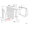 BMW E30 E31 E32 E34 RADIATORIAUS Tvirtinimo laikikliai 10MM Originalūs 17111178449