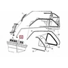 BMW E30 kupė durų apdaila TC emblema ženklelis dešinė originali 51140006330