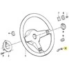 BMW E30 M3 E28 M5 E34 E28 E34 E24 E32 M Tech ženkliukas ant vairo originalus 32331155957