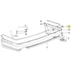 Bmw E30 Užpakalinio Priekinio Sparno Kvadratinis Tvirtinimo Elementas Originalus 51121932230