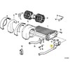 BMW E30 Z1 kabrioletas kupė HVAC šildytuvo valdymo vožtuvas originalus 64111386706