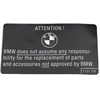 Bmw E32 7 R45 R65LS Etiketė Originalus 51142121174