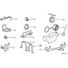 BMW E34 E32 Dešinė Abdeckung Originalus 12521724120