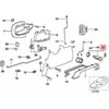 BMW E34 E36 priekinių durų užrakto cilindro kairės pusės remonto komplektas originalus 51218203099