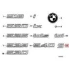 BMW E34 E36 universalas bagažinės dangtis G emblema emblema logotipas originalus 51148201197