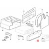 Bmw E36 3' Cover Electronic Box Originalus 12521401211