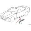Bmw E36 Kabrioletas Apdailos Skydelis Apatinė Dešinė Originalus 51478165992