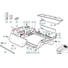 BMW E36 bagažinės akumuliatoriaus dangtelis 51478132337 Originalus