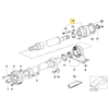 Bmw E36 E34 E32 Vairodis Cv Jungtis Originalus 26111229075