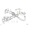 Bmw E36 E34 Z3 Oro Vežimo Šnoro Rezonatorius Originalus 13711247136