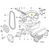BMW E36 E38 E39 alyvos siurblio reguliavimo vožtuvas originalus 11411703948