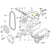 BMW E36 E38 E39 alyvos siurblio reguliavimo vožtuvas originalus 11411703948