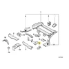 BMW E36 Galerija Sitzkonsole Hinten Dešinė Originalus 41128259864