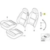 BMW E36 kairės pusės saugos diržo sagtis Originali 52108410505