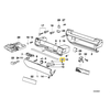 BMW E36 Priekinis Gėlavietės Dėžutės Atramos Filtras Originalus 51164196921