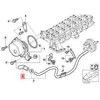BMW E38 vakuuminė žarna Originali 11667787080