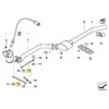 BMW E39 dyzelinio katalizatoriaus konverterio strypas originalus 18202249289