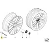 BMW Sukamo vožtuvą RDC E46 E90 E91 E92 E93 F30 F31 F34 Originalus 36146792829