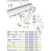 BMW E39 sedanas universalas Kuro įpurškimo sistemos žarna originali 13311744100