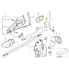 BMW E46 Juodos Išorinės Durų Rankenos Dangtelis Originalus 51218253475
